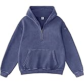 FAIABLE Mens Hoodies Fleece Fall Fashion Outfits Half Zip Sweatshirts Winter Jackets Oversized Pullover Tops Clothes 2025