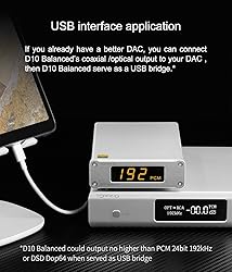 Topping D10 Balanced USB DAC ES9038Q2M XMOS XU208