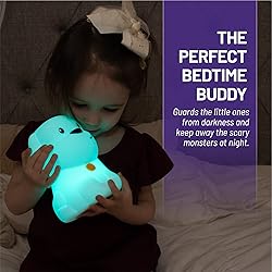 Lumipets Night Light for Kids, Silicone Nursery