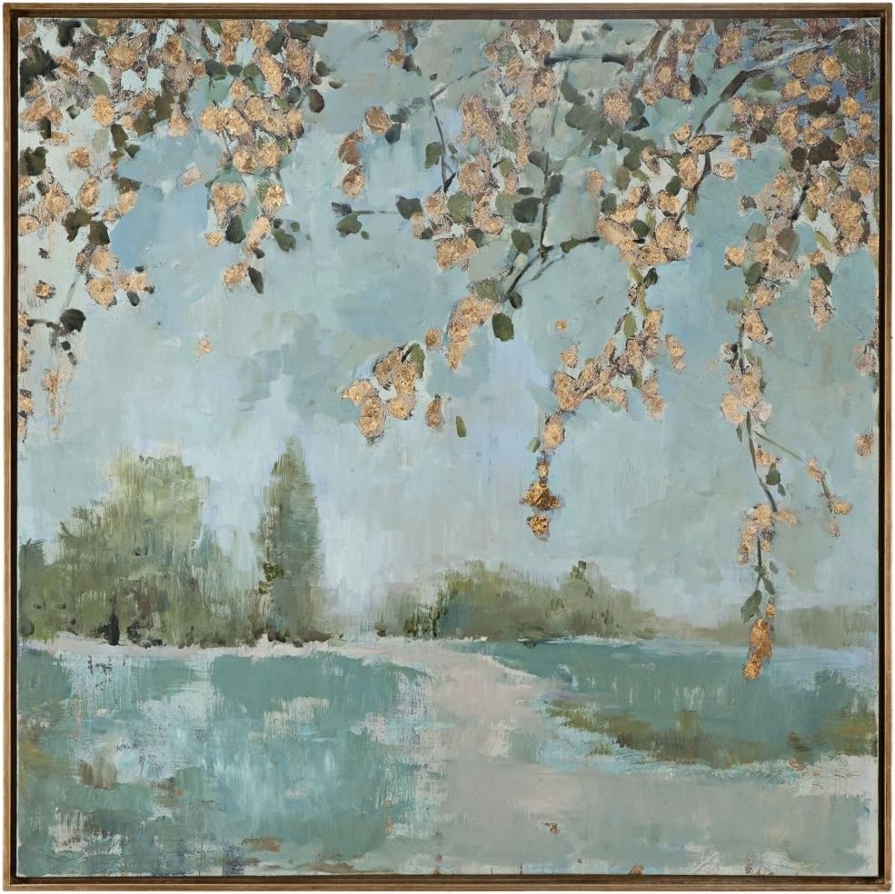 Paintings - Uttermost 35329 Peaceful Landscape Art, Multicolor