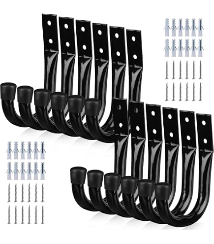 MCIGICM Heavy Duty Bike Hook: 4 Pack Small Size Perfect Hooks