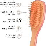 Tangle Teezer Mini Ultimate Detangler – Wet & Dry Travel Brush Salmon Pink view 5