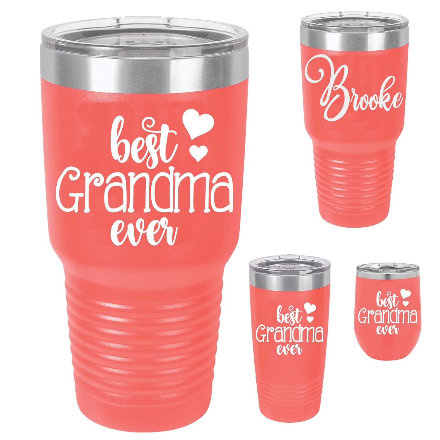 Best Grandma ever Tumbler 30oz Engraved Travel Tumbler