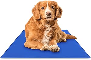 Hugs Pet Products Chillz Gel Mat, Medium - Pressure-Activated Cooling Pad for Pets - Non-Toxic, No Water or Refrigeration Needed - Ideal for Home, Travel & Crates