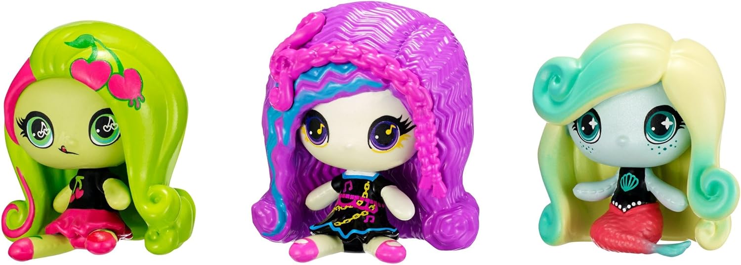 Monster High MINI 3 PACK - VENUS ARI HAUNTINGTON LAGOONA SEASON 2 FIGURES, Blue, Anti-Stress316