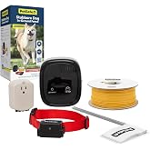 PetSafe Stubborn Dog In-Ground Fence, Up to 1/3 Acre | Includes 500 Ft Wire for 1/3 Acre, Expandable to 25 Acres, Tone, Vibration, &amp; Static, DIY Install, 8 lb+, Neck 6-28 in