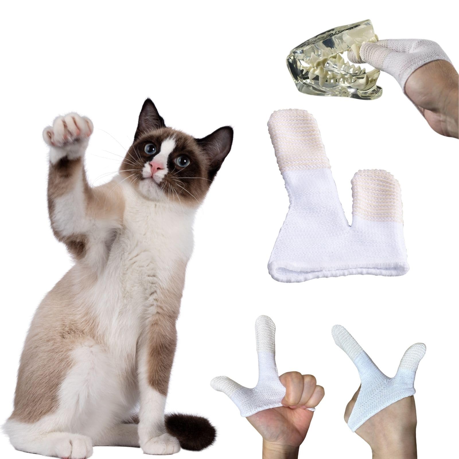 Mind Up NYANKO CARE Finger Toothbrush (Japan Import)