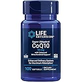 Life Extension Super Ubiquinol CoQ10 with Enhanced Mitochondrial Support, Heart Health Supplement, Maximum Absorption, 50 mg, Non-GMO, Gluten-Free, 100 softgels
