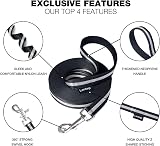 Loutep Training Lead for Dogs Nylon Rope 3m 5m 10m 30m Padded Handle view 4