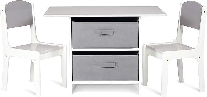 children's table with storage underneath