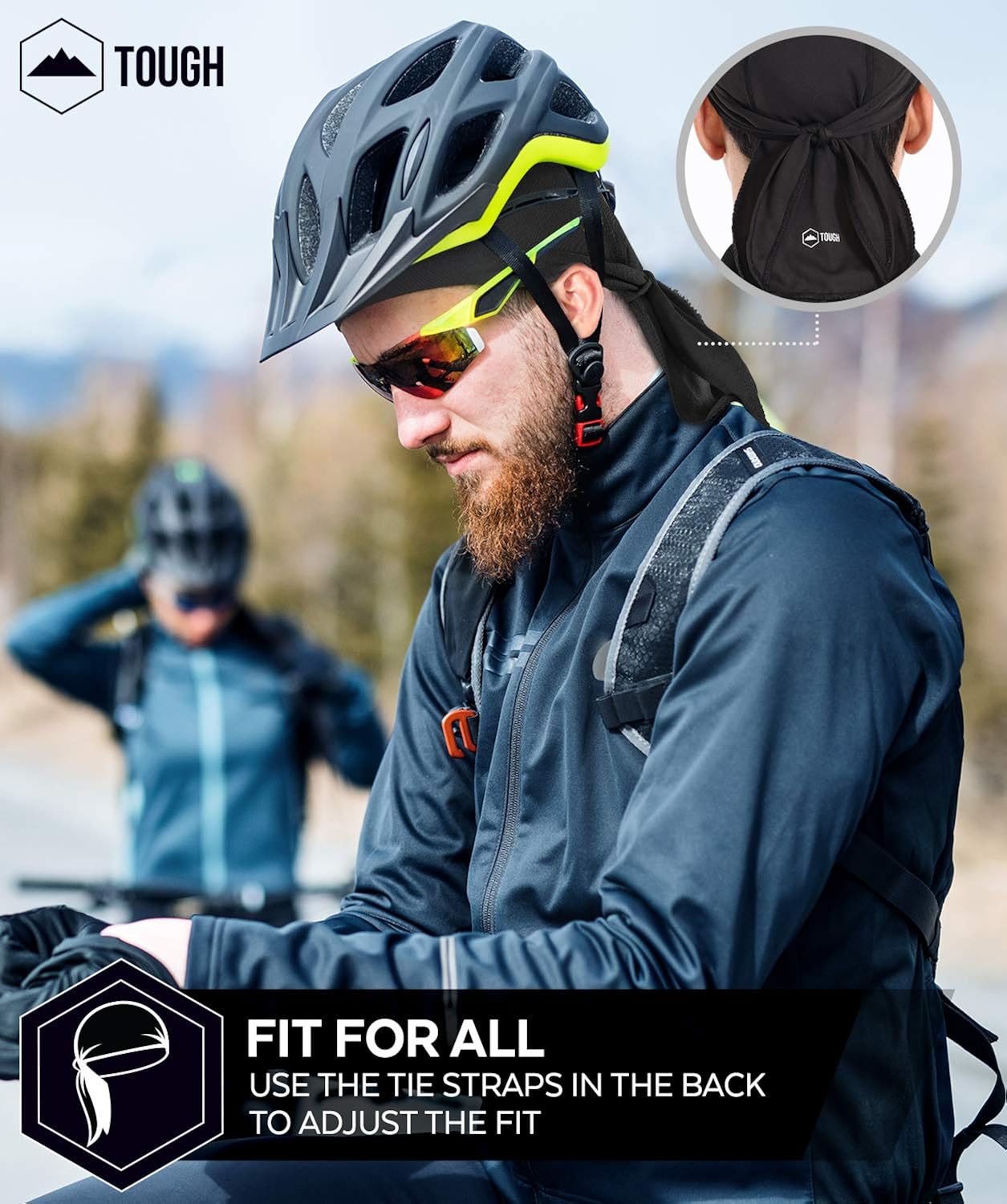 Cooling Helmet Liner - Do Rag Skull Cap for Men - Head Scarf, Bandana, Head Wrap, Beanie for Motorcycle, Cycling, Sports: Clothing