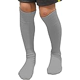 COUVER Baseball Softball Socks for Toddler Kids Knee High Cotton Mult-Sports Socks, 1 Pair