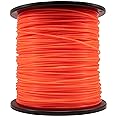 095 Trimmer Line, 095 Weed Eater String, 0.095" Weed Wacker String, Commercial Grade Round Nylon String Trimmer Line .095 Replacement For String Trimmer Weed Trimmers .095"-1280ft-5lb-Spool(Orange）