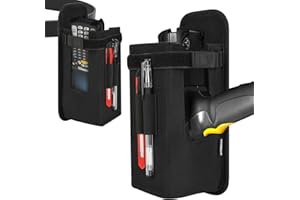 HOMAKOVER Barcode Scanner Holster Large w/Nylon Carry Case Pouch for Pistol-Grip Mobile Computers, Handheld Bar Code Scanners, Belt Clip & Belt Loop, Fits for Zebra Scanner MC9500/9300/9200/9100