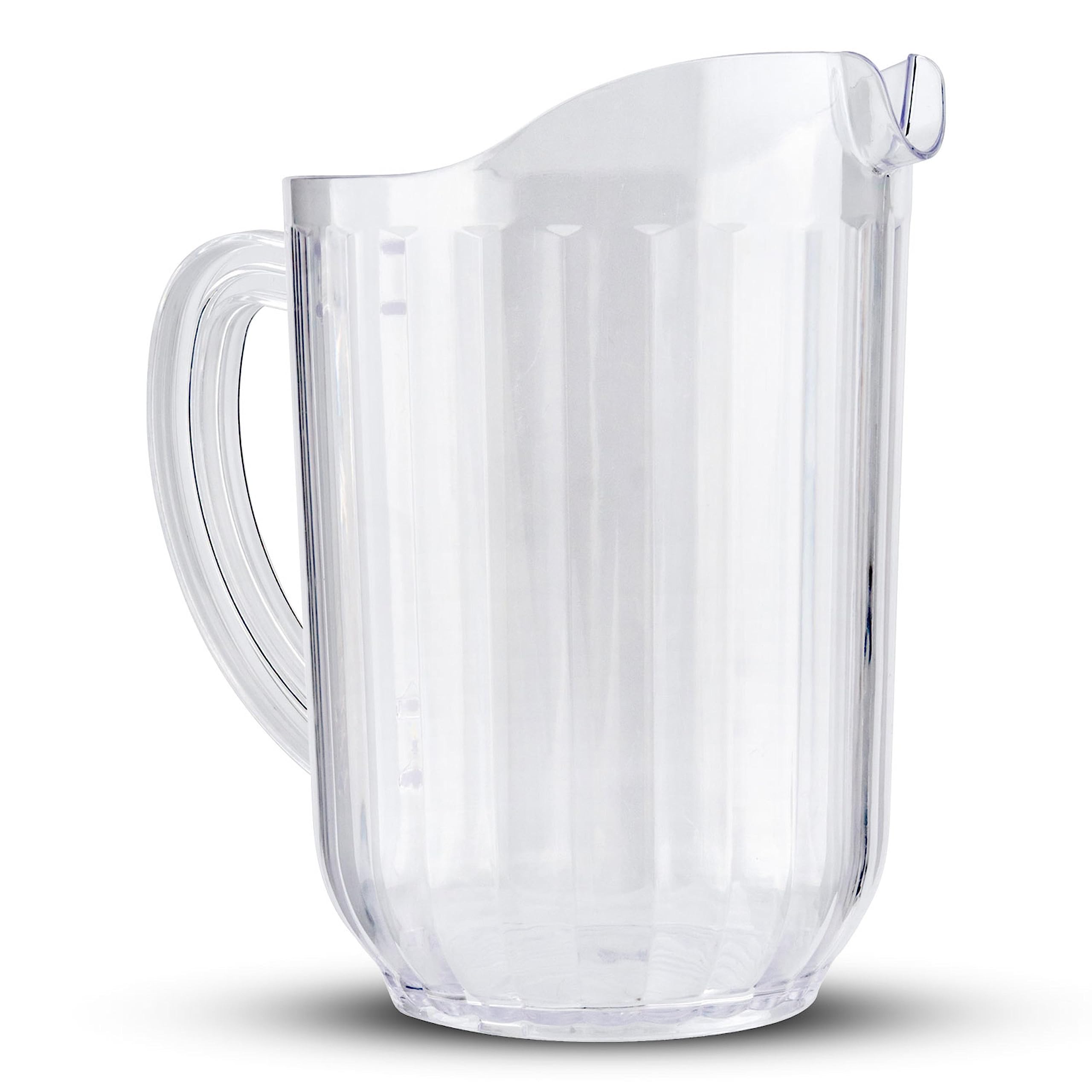 HOMESHOPA Plastic Pitcher, Clear Plastic Reusable Water Jug, 1.8 Litre Durable Multi-Use Cocktail Pitchers, Great for Picnics, BBQ’s, Poolside, Camping & Everyday Indoor Or Outdoor Use (Pack of 1)