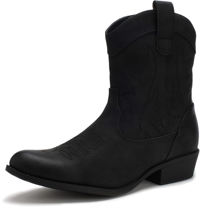 PEPPEP Western Cowboy Boots Embroidered