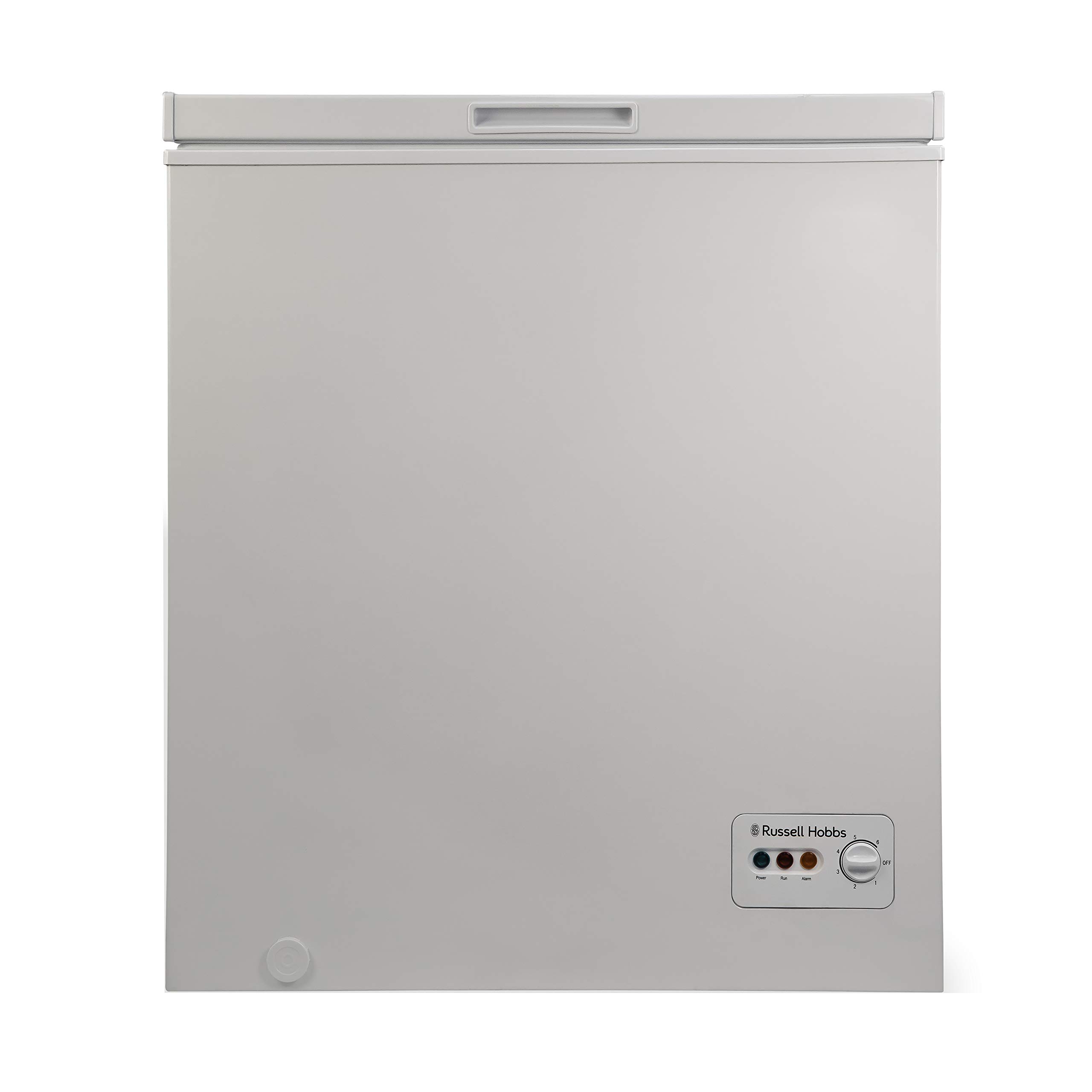 Russell Hobbs RHCF150-MD Freestanding Chest Freezer, Garage Safe, 142 liters, White, Noise level: decibels 40