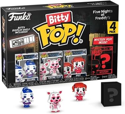 Funko Bitty POP! Five Nights At Freddy's 0.9in 2.2 cm Gift 4-Pack Stackable
