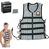 Hyperwear Hyper Vest PRO Strength Training Weight Vest for Men up to 40 lb | 10-20 lb USA Steel Weights Included, No-Bounce Stretch Fabric, Running, HIIT, Rucking, Functional Fitness, Unisex Fit