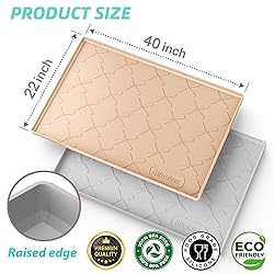 SIKADEER 40" x 22" Under Sink Mat