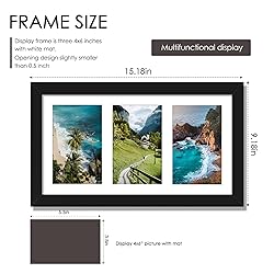 DUENPY 8x14 Collage Picture Frame, 4x6 Collage