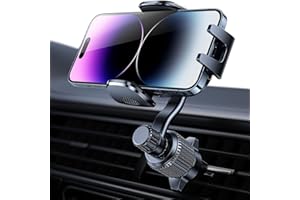 Rorhxia Car Vent Phone Mount, [Never Blocking Vent, Enjoy The Comfort of The A/C] Hands-Free Universal Extension Clip Air Phone Holder Car Fit for All Phones iPhone Samsung More