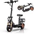 Ruitoo® Electric Scooter, 1000W/1600W/5600W Motor, Off Road Electric Scrooter Adults, 27/32/34/47Mph Top Speed, 28/35/44/50/53 Miles Max Range,Foldable E-Scooter