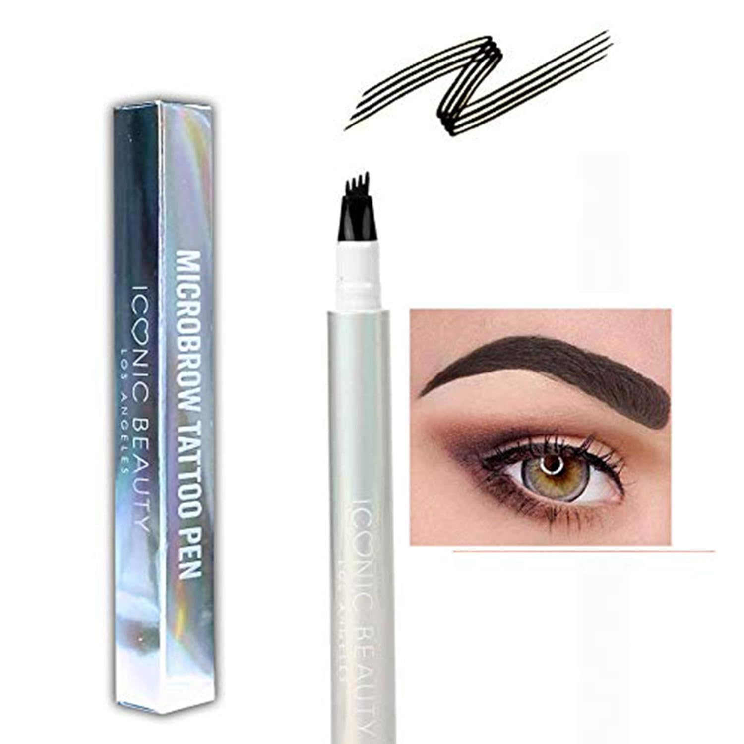 Amazon Com New 4 Tip Microbrow Tattoo Pen Waterproof Micro