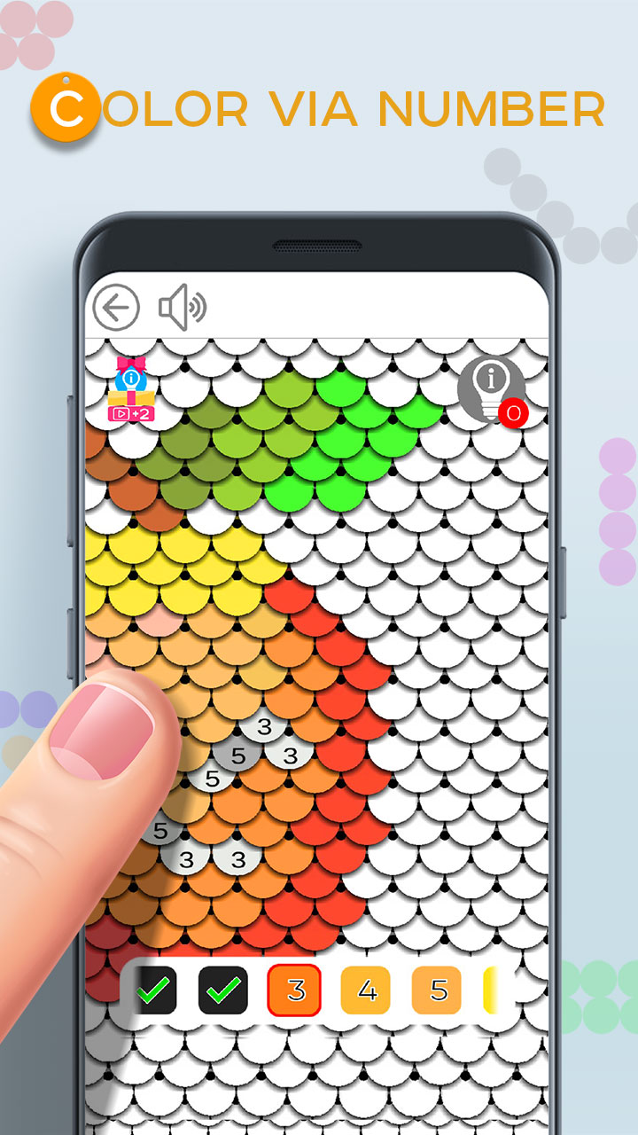 Sequin Simulator - Colors by Number