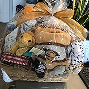 california delicious noah's ark arrival baby gift basket