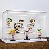 AZEYN Clear Acrylic Display Case with Light , 3
