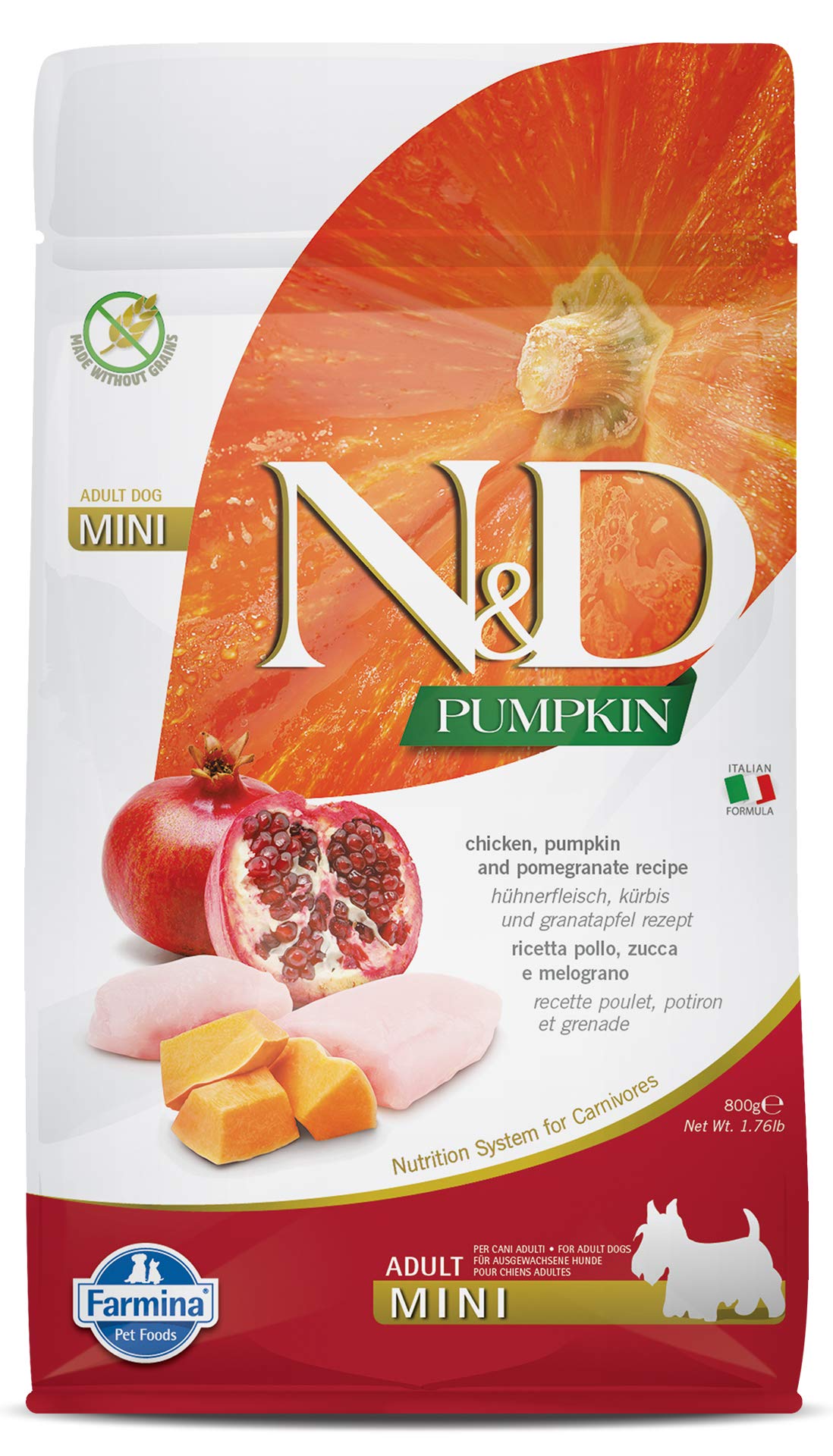 Farmina ND Dog Pumpkin Mini Chicken 800GR