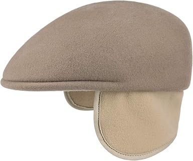 mens flat cap with ear flaps