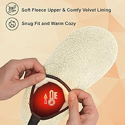 QFH Men's & Women's Slip On Warm House Shoes