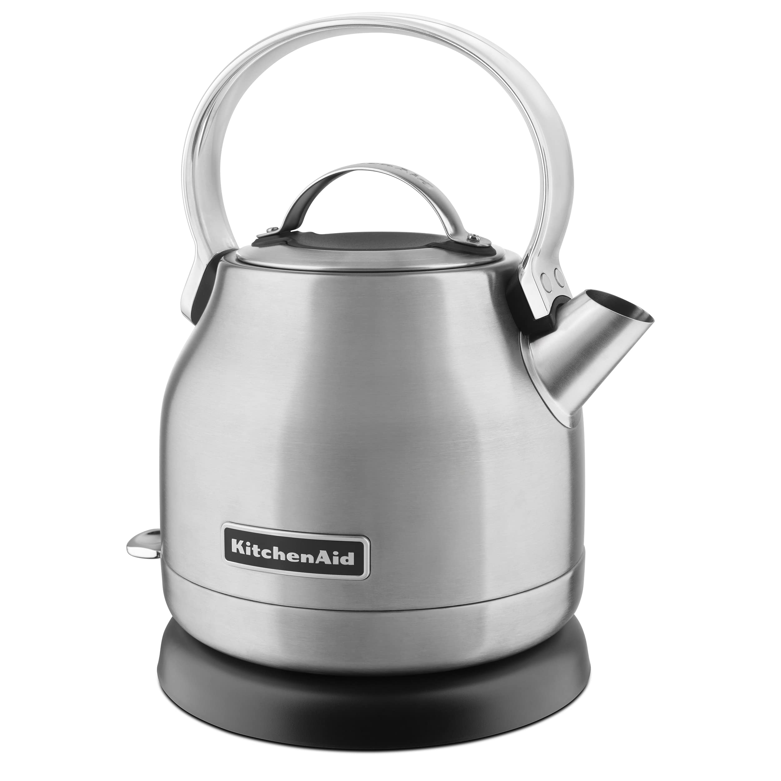 KitchenAid KEK1222SX Hervidor eléctrico de 1,25 litros, acero inoxidable cepillado, pequeño