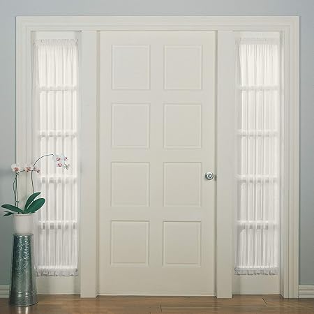 Amazon Com No 918 Emily Sheer Voile Door Curtain Panel 28 X 72