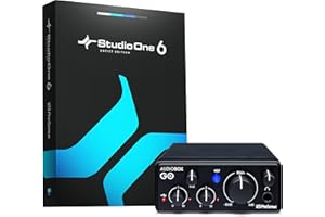 PreSonus AudioBox GO | USB-C Audio Interface for music production with Studio One DAW Recording Software, Music Tutorials, Sound Samples and Virtual Instruments