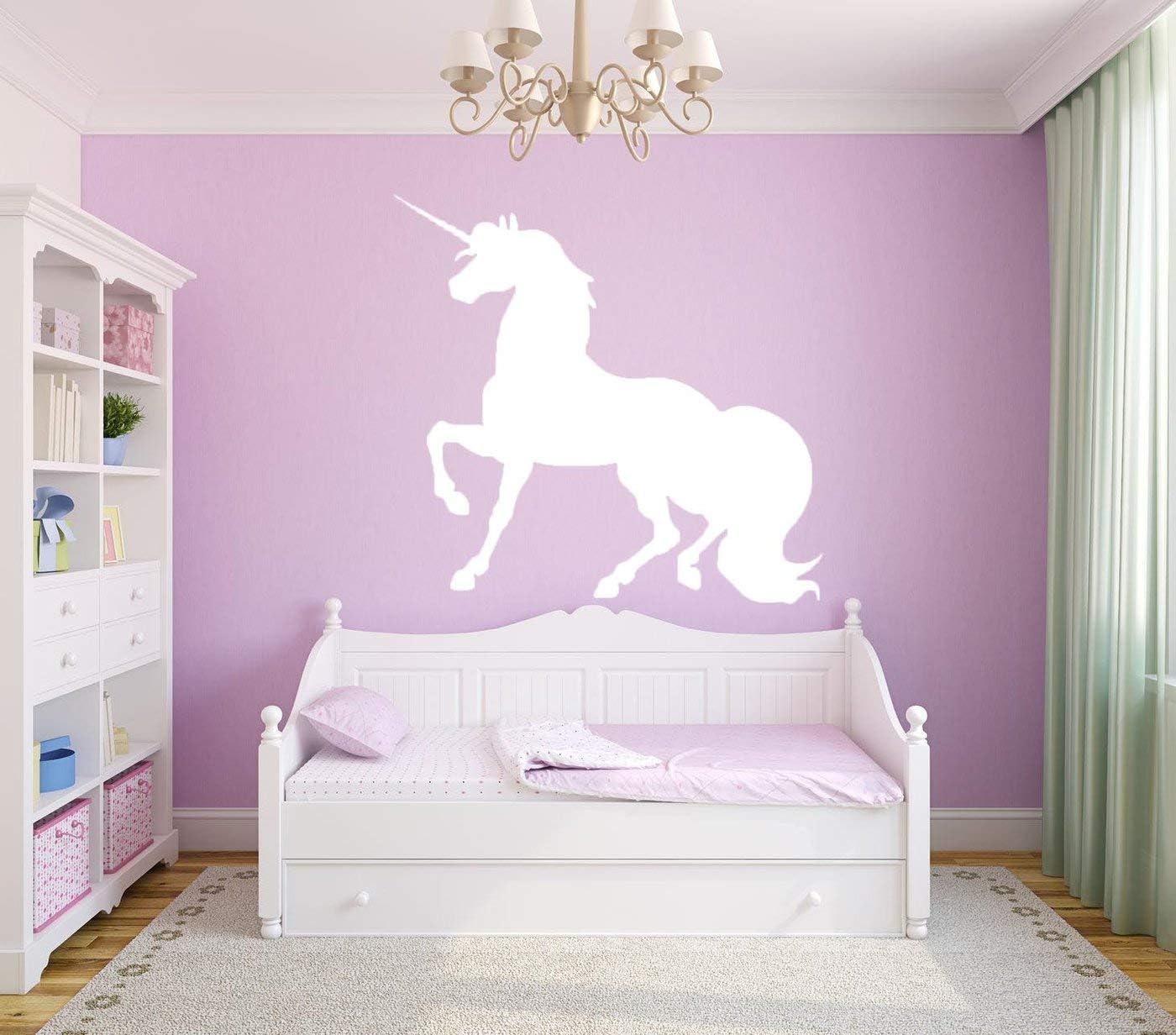 Unicorn Single Colour Wall Sticker (100cm x 95cm)