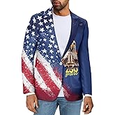 Jekioweii Men's Casual Lapel Blazer Muticolor One Button Suit Regular Fit Sports Coats Jackets for Prom,Party,Dinner