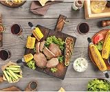 ecooe Corn on the Cob Holders 8 Pcs Black Stainless Steel Forks with Storage Box view 7