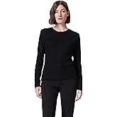 DEE OCLEPPO Womens Fiona Rib Stitch Long Sleeve Pullover Sweater Standard