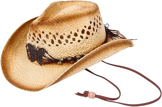mens western style straw hats