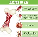 2TRUL Indestructible Dog Toy for Aggressive Chewers Bacon Flavor view 4