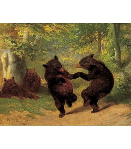 Amazon.com: Dancing Bears by William H. Beard Fine Art Print