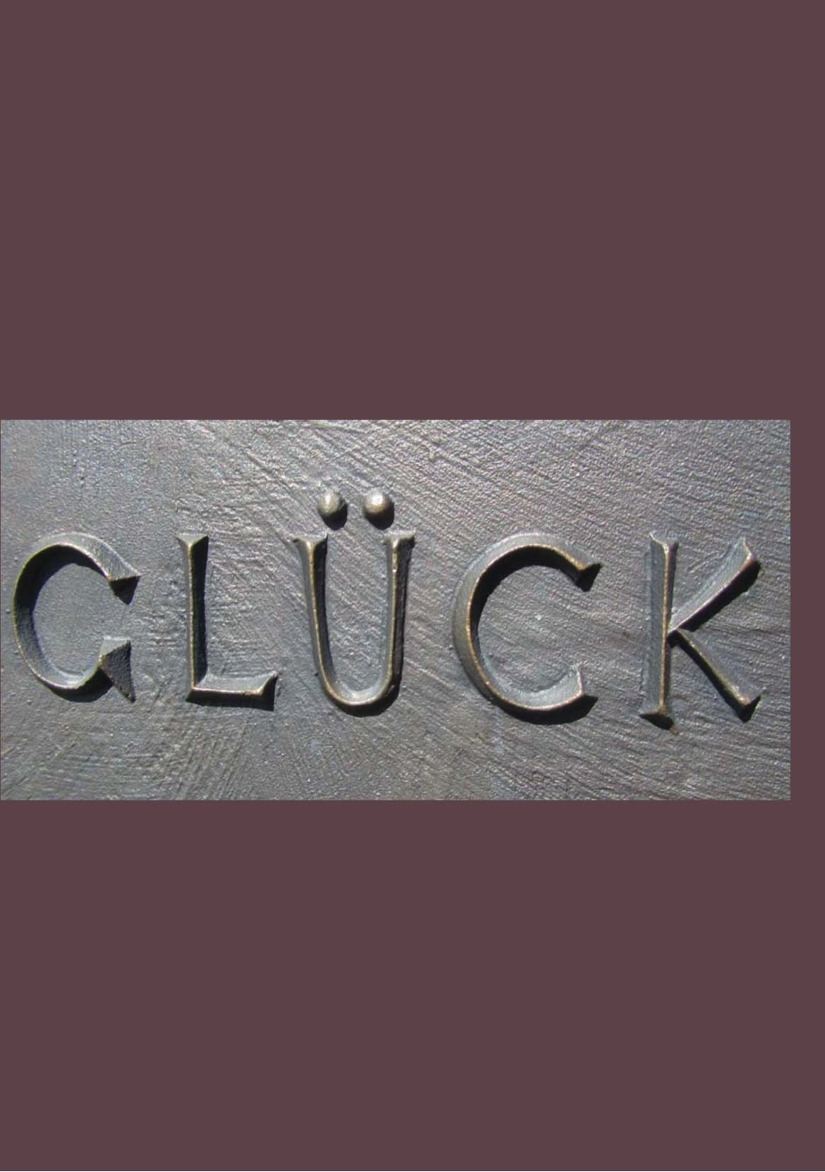 Notizbuch - Glück: Notizheft / Tagebuch - DIN A5, liniert