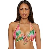 Becca Womens Mirage Halter Bikini Top, Adjustable, Tie Back, Swimwear Separates for Women