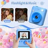 Gofunly Kids Camera Instant Print 2.0-Inch 32GB Card 5 Rolls Paper 3-12 view 6