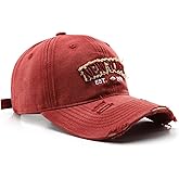 New York Hat Vintage Distressed Dad Hat Ripped Unstructured Low Profile Baseball Cap for Men & Women