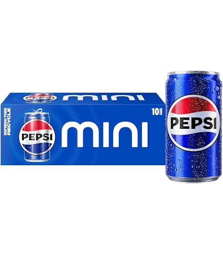 Amazon.com : Pepsi Cola Soda 7.5oz Mini Cans 3/8 Packs (24 Cans