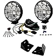 KC HiLiTES 97102 6" Apollo Pro Halogen - 2-Light System - Pillar Mount - 100W Spot Beam - for 07-18 Jeep JK